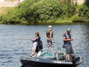 The annual Angler & Young Angler Fishing Tournament will be held this Saturday at the Mattagami River boat launch in Timmins. Registration is still open and is currently taking place at Guiho Saw and Marine at 950 Riverside Dr. near the boat launch. The event traditionally draws teams adults and young anglers such as this team that was photographed at last year’s event.