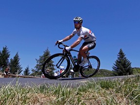 Mark Cavendish cycles during the 205.5 km seventh stage of the Tour de France from Montpellier to Albi, July 5, 2013. (Eric Gaillard/Reuters)