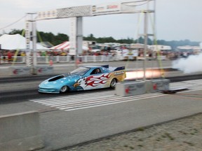 Diamond Jim was a big hit at last year’s NAPA Auto Parts North Shore Challenge presented by Castrol drag races.
Photo by KEVIN McSHEFFREY/THE STANDARD/QMI AGENCY