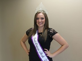 Dominique Cheff, Miss Teen Ontario North 2012, is preparing to compete in her first pageant since last October at Canada's Perfect in Toronto.