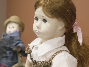 Pictured is ‘Butterfly Kisses’ is a doll made in tribute for Doreen Hutchinson by Jessie Rovang.