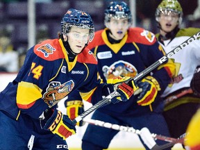 Thamesville's Dane Fox (74) of the Erie Otters. (TERRY WILSON/OHL IMAGES)