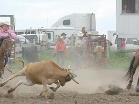 A passel of ladies attended the All-Girls Rodeo on July 6. The event, which is hosted by Big Country Riding and Roping Club, was well attended with girls of every age taking part in roping, barrel racing and tie down competitions throughout the day.