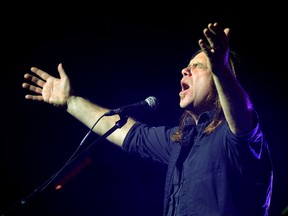 Alan Doyle, lead singer for the band Great Big Sea performs at the Jubilee Auditorium in  NW Calgary, Alta on March 14,2013 . Stuart Dryden/Calgary Sun/QMI Agency