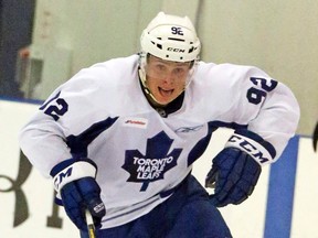 The Leafs believe prospect Carter Verhaeghe can come up with a huge year in the OHL next season, taking over from Ryan Strome as Niagara’s top centre. (Dave Thomas, Toronto Sun)