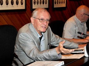 Augusta Reeve Mel Campbell speaks during the United Counties of Leeds and Grenville's governance and finance committee meeting Thursday morning. RONALD ZAJAC The Recorder and Times