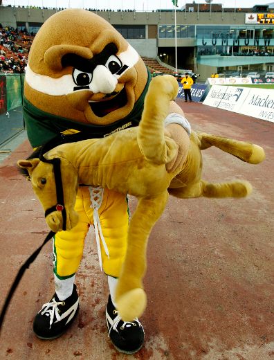 Edmonton Elks mascot Punter needs your vote to be inducted into