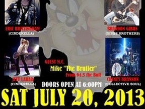 Local bands will open for Cheap Thrill, a new band with members of Cinderella and Collective Soul at a fundrasing event in the Lion's Head arena July 20.