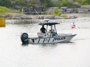 Kenora OPP search for a missing swimmer on Sunday morning. A 20-year old man went missing around the Darlington Bay Bridge area Saturday morning, July 13, just after 9 a.m.
MARNEY BLUNT/Daily Miner and News