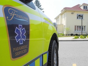 Frontenac County ambulance.
Elliot Ferguson The Whig-Standard