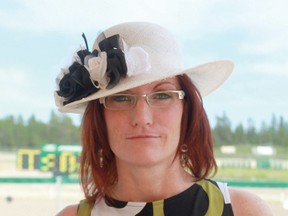 “Imagine being able to wear your best dress, fine pair of shoes and big hat to a fun outdoor event to watch the elegant sport of horse racing,” says Derby committee chairperson  Terri-Ellen Sudnik. (Don Moon/ Special to the Herald-Tribune)