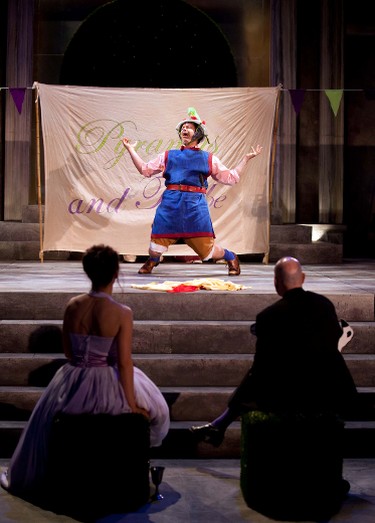 John Ullyatt performs in the Freewill Shakespeare Festival's
2013 production of A Midsummer Night's Dream. Photo by Lucas Boutilier.