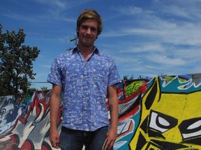 Brendan Kronewitt hanging out at his home away from home — the skate park. Kronewitt is currently enjoying his second summer as youth mentorship program facilitator for the City of Spruce Grove. - Caitlin Kehoe, Reporter/Examiner