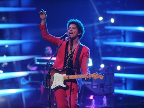 Bruno Mars performed at Rexall Place on Thursday. (FILE PHOTO)