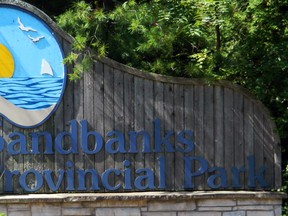 Sandbanks Provincial Park in Prince Edward County