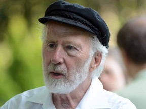 R. Murray Schafer attends a rehearsal Thursday of his Music for Wilderness Lake along the Avon River in Stratford. The first part of the piece will be performed Sunday morning. (QMI Agency)