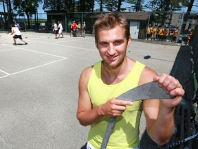 Port Elgin native Brett MacLean, a former pro hockey player, hosted another successful Bar Down Road Hockey Tournament for the Heart and Stroke Foundation on Saturday, July 20, 2013 in Port Elgin..  (The Sun Times/JAMES MASTERS/QMI Agency)