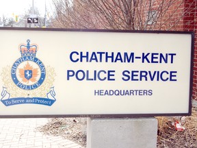 CK police sign