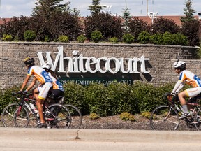 The Gozark 2013 team from the Texas 4000 charity ride stopped in Whitecourt on July 16. The team is fundraising money for cancer research and each rider is required to raise $4,500. 
Christopher King | Whitecourt Star