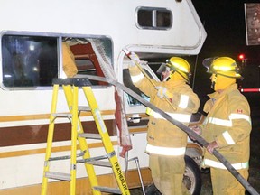 The Melfort Fire Department was called to a trailer fire late on Sunday, July 21.