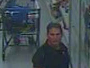 Police have released these photos of a suspect in the theft of more than $5,000 worth of GPS equipment.