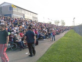 A capacity crowd took in the action during Toonie Admission/Fan Appreciation Night, presented by Pepsi last Saturday at Peterborough Speedway.