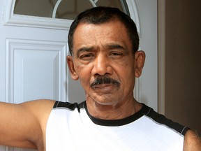 Chandar Singh no longer feels safe in his McCauley home. The 68-year-old was woken July 20, 2013, when an intruder crashed through his bedroom window and landed on his bed. He began punching Singh in the chest and face, demanding money. (DAVID BLOOM/EDMONTON SUN)