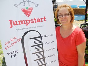Kimberly Sturch of Delhi walked 88-kilometres in the Canadian Rocky Mountains recently to raise $6,000 for Jumpstart. Jumpstart is a charitable organization that helps children participate in organized sports and other recreational activities. (SARAH DOKTOR Delhi News-Record)