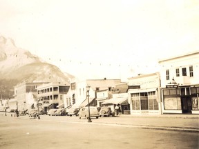 A shot of Banff Avenue in May 1944. PHOTO BY RAY MORGAN/CRAG & CANYON/QMI AGENCY