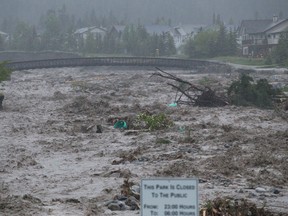 The Town of Canmore will spend $600,000 to study what happened in June with raging creeks that run though the community, and plan for short-term and long-term mitigations to reduce future damage from creek flooding.