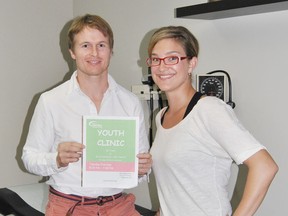 Dr. Anthony Train and Farrell Archibald, PCN nurse are trying to spread the word about a new youth clinic on Tuesday evenings at the Life Medical Clinic.
Barry Kerton | Whitecourt Star