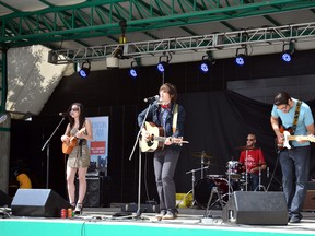 Jessy Messop and Stephen Lecky, last year’s Talent Search winners, played K-Days on July 21, and will play again for the competition’s finals on July 25. DOUG JOHNSON Edmonton Examiner