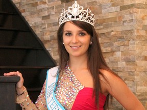 Celeste Levis took home the winning sash for talent from the Miss Teen Canada competition last weekend. She has been asked to perform at a pageant in Nashville and also at a showcase for a group of agents.