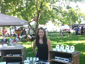 Julia McGrath of Kincardine has opened her own natural body product business, Simply Silk. She can be found at Kincardine’s Monday Market in the Park. (SUBMITTED)