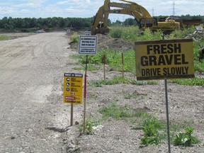 Site preparations have begun on Oil Springs Line in St. Clair Township where Toronto-based Eastern Power is expected to build a $360-million natural gas-fire electricity plant. PAUL MORDEN/THE OBSERVER/QMI AGENCY