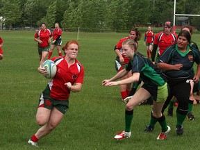 The Druids first division women's team is hoping to get back on track with a game on Saturday, one of five at the local Lynn Davies Rugby Park as part of Druids Day. Photo by Shane Jones/Sherwood Park News/QMI Agency