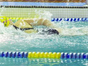 The Piranhas swim club hosted a swim meet at the Harbour Pool last Saturday. Photo by Aaron Taylor.