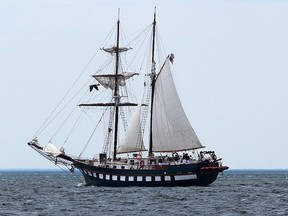 Fair Jeanne will be one of three tall ships at Harbourfest in Port Stanley this weekend. (Contributed)