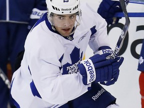 Leafs forward Joffrey Lupul says he will try to impress Team Canada GM STeve Yzerman during the regular season. (Craig Robertson/Toronto Sun)