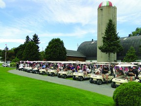 Golfers get ready to put their best putt forward in a golf tournament co-hosted by Breast Cancer Action Kingston and the Cupido family. The eighth annual tournament is scheduled to take place Friday, Aug. 9, at the Colonnade Golf and Country Club.                    (SUPPLIED PHOTO)