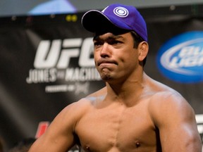 Lyoto Machida at weigh-ins for UFC fighters at the ACC in Toronto on Dec. 2011. (Dave Thomas / Toronto Sun / QMI Agency)