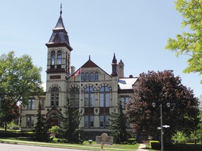 The Perth County Court House in downtown Stratford.