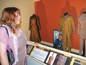 Shannon Clarke, Vulcan's assistant tourism administrator, was among several dozen guests invited to a special sneak peak of Trekcetera, Canada’s only official Star Trek museum, on July 25. Here, she takes a look at some original costumes that were used on the set of Star Trek: Voyager.