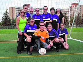 The gold medal-winning Strathcona soccer team. Photo supplied