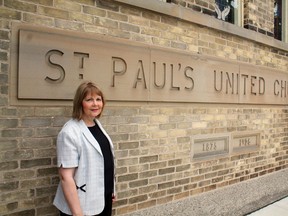 Barb Fullerton has been ordained by the United Church of Canada and is working as pastor at St. Paul's in Paris, nearly two years since she started an internship at the church on Broadway Street. MICHAEL PEELING/The Paris Star/QMI Agency