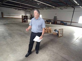 Kitchener-Waterloo Humane Society executive director Jack Kinch is shown inside the spacious surroundings of the future home of the Stratford-Perth Humane Society on Griffith Rd. on Monday. (SCOTT WISHART The Beacon Herald)