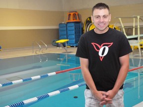 Michael Pacheco has spent many hours at the Annaleise Carr Aquatic Centre in Simcoe perfecting his swimming strokes. The Norfolk swimmer is currently in Quebec preparing for the Canada Summer Games which begins Friday. (EDDIE CHAU Simcoe Reformer)