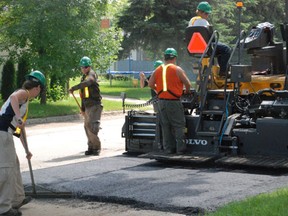 Paving crews were out in full force last week taking care of a number of spots around Melfort.