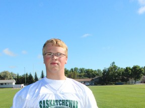 Mefort Comets’ offensive lineman Matt Riley recently returned from the Football Canada Cup in Moncton, New Brunswick.