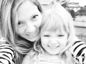 Holly Bordman has just surpassed the first year of her photography business RiverLane Photography. Holly is seen posing with her daughter Paisley. (SUBMITTED)